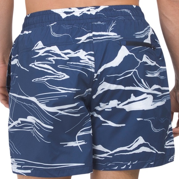 GREYSON XXL Lake Como Torch Swim Trunks Shorts Maltese Blue - Picture 2 of 6